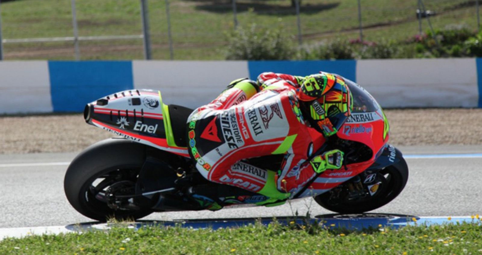 Rossi con la Ducati GP12