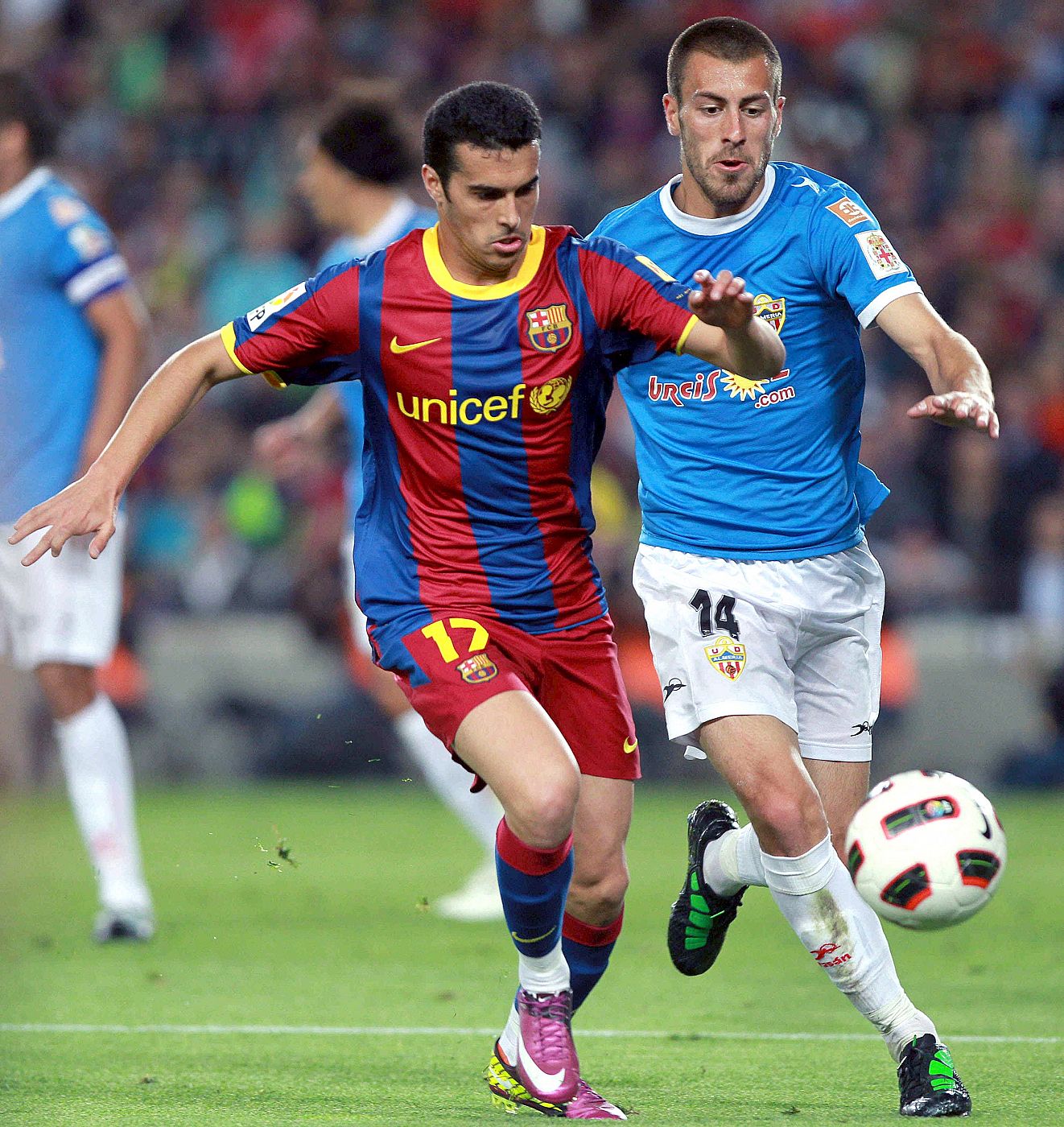 Pedro Rodríguez, delantero del FC Barcelona.