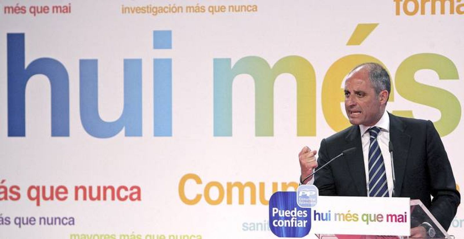 El presidente de la Generalitat, Francisco Camps, en una foto de archivo