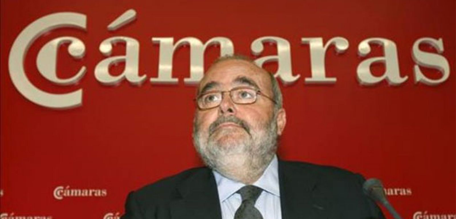 El presidente de las Cámaras de Comercio, Javier Gómez-Navarro,que acaba de anunciar su  dimisión al frente de la entidad