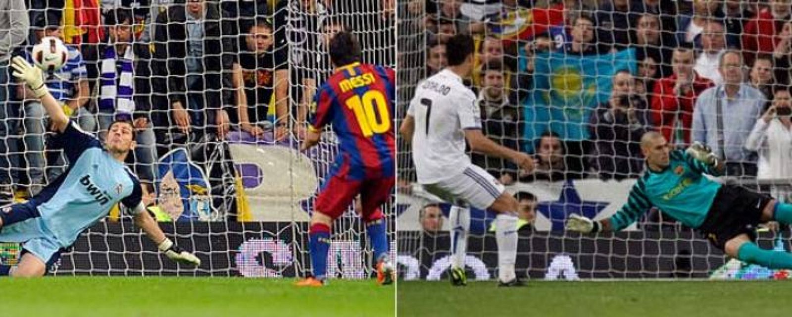 Messi y Cristiano Ronaldo, de penalti, fueron los autores de los goles en el clásico de Liga entre el Real Madrid y el FC Barcelona.