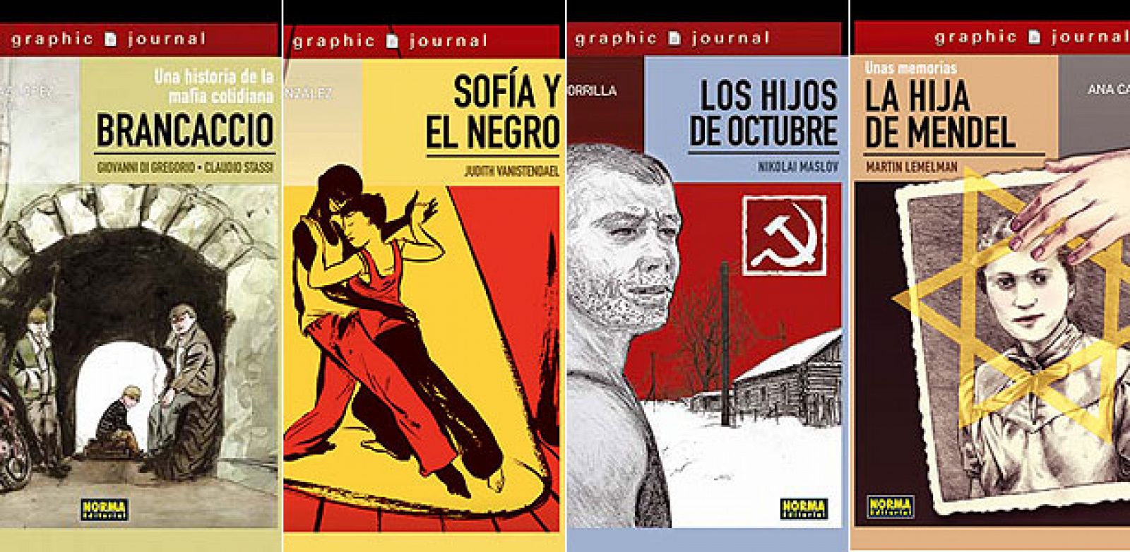 Portadas de la colección 'Graphic Journal'