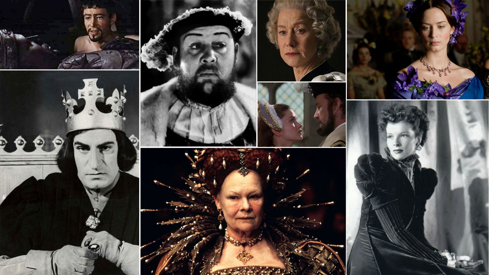 O'Toole, Laughton, Mirren, Dench... ¡larga tradición a los reyes en el cine!