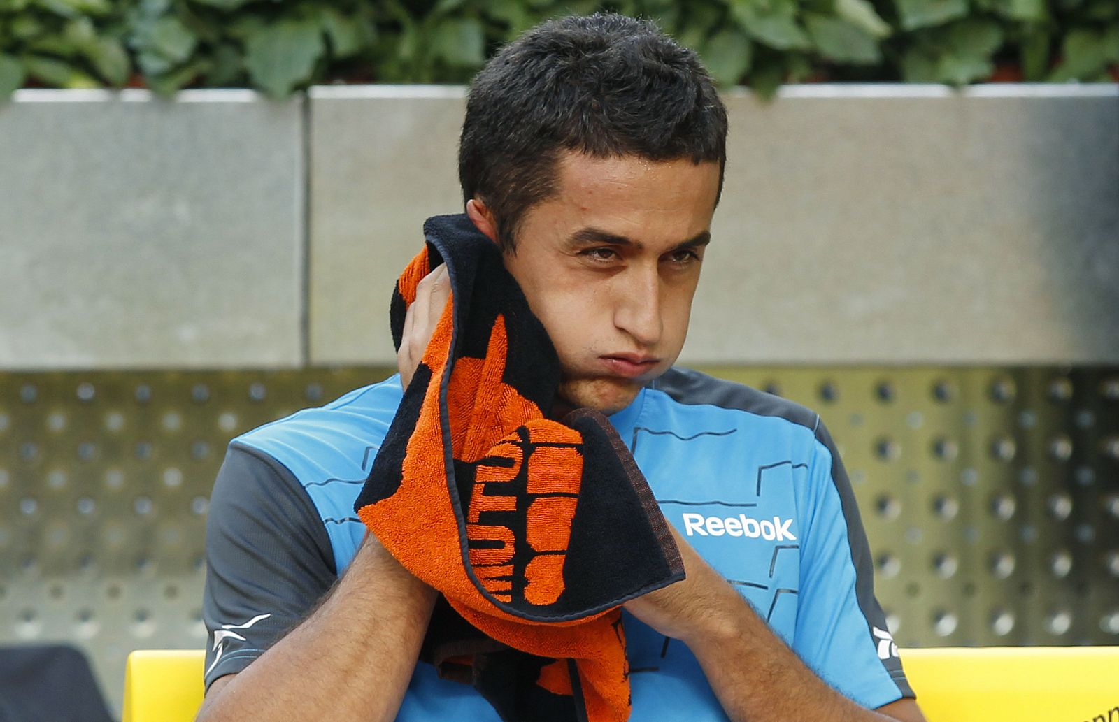 Almagro, durante el partido de la primera ronda del Masters 1000 de Madrid.