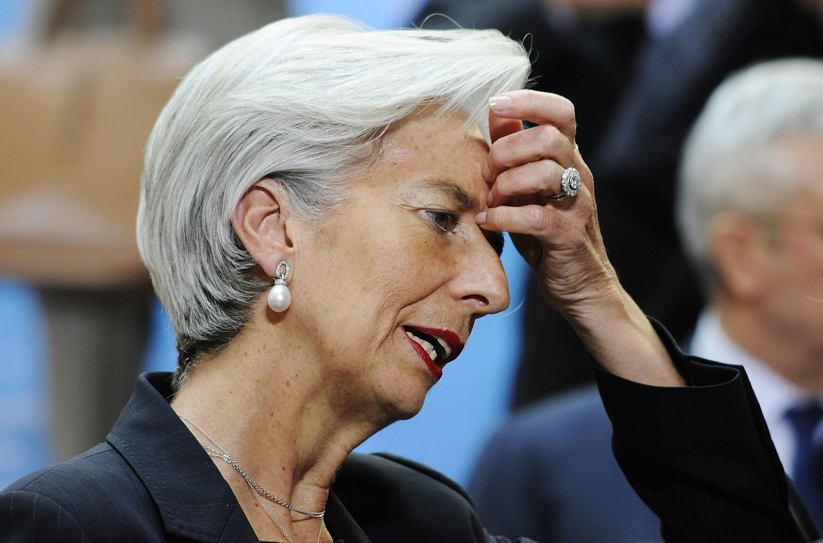 Fotografía de archivo de Christine Lagarde, ministra francesa de Economía y Finanzas