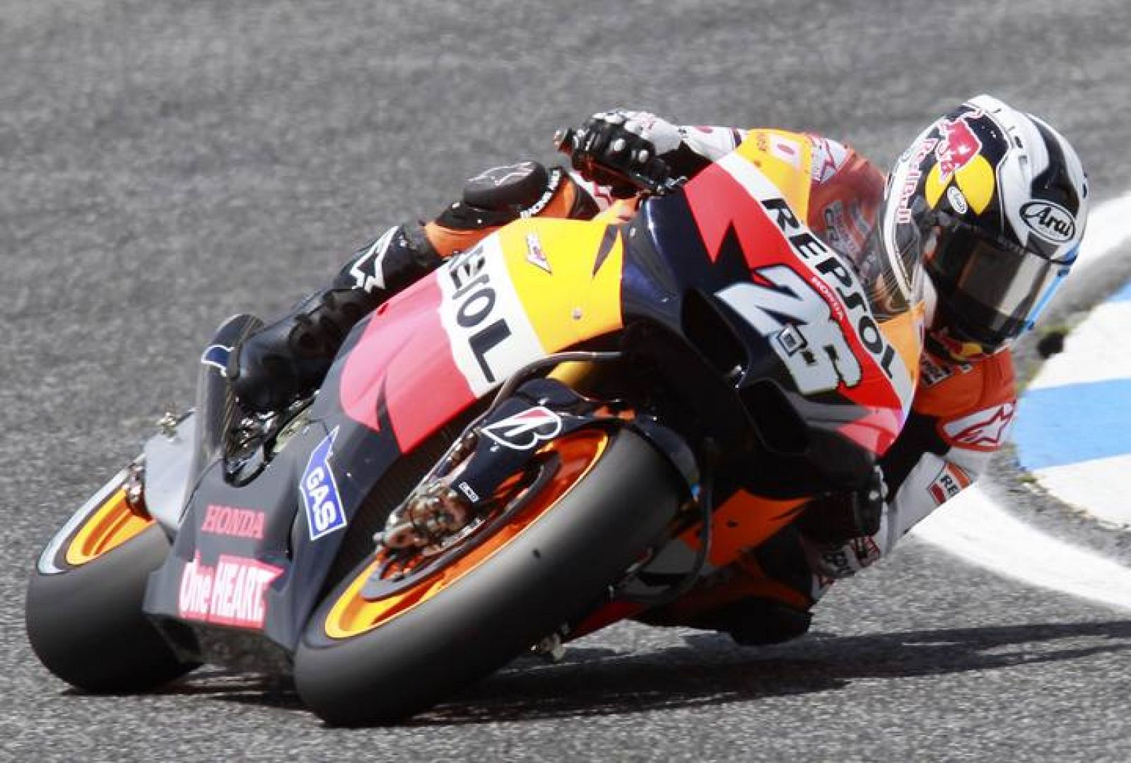 El piloto de Repsol Honda, Dani Pedrosa.
