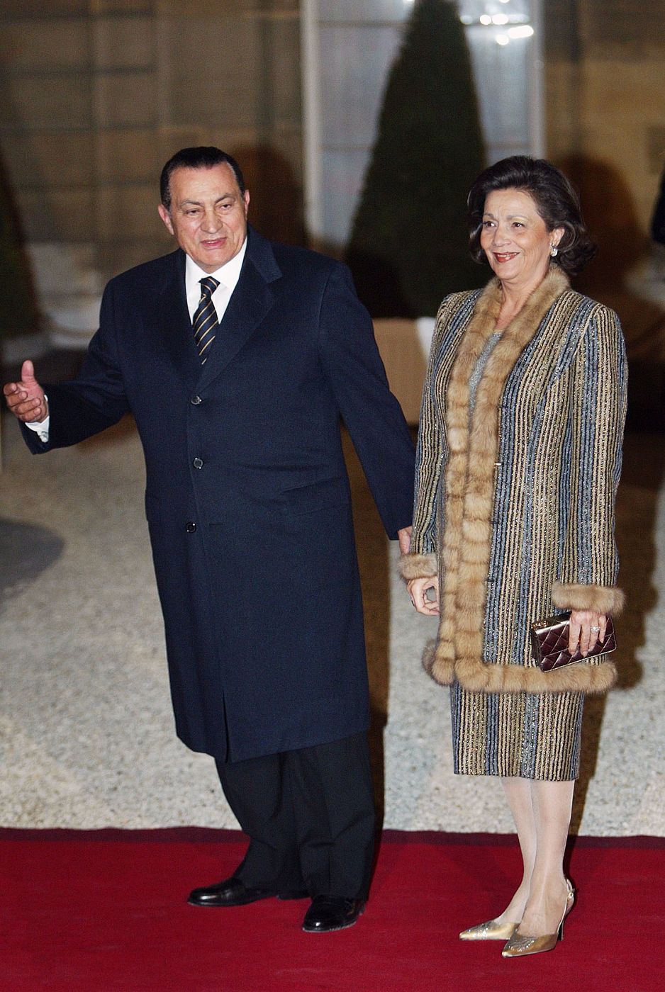 La mujer de Hosni Mubarak, Suzanne Zabet Saleh