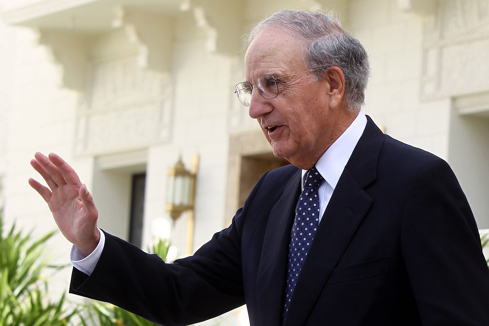 El enviado especial de Obama para Oriente Medio, George Mitchell.