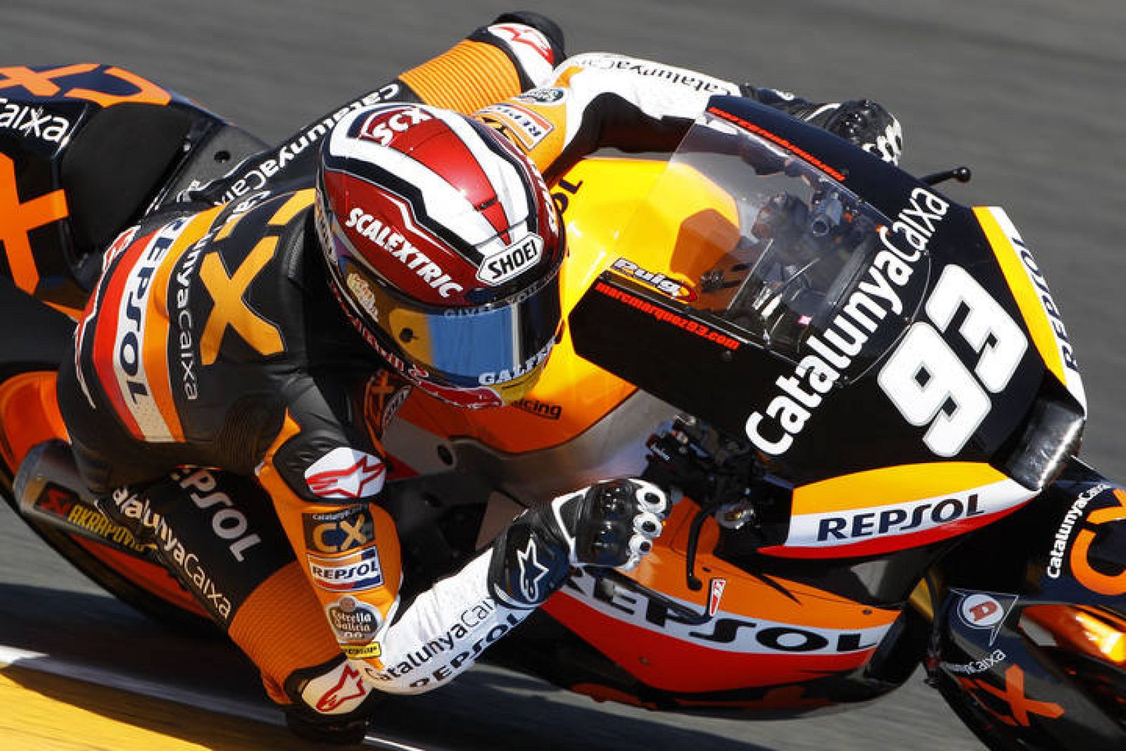 Márquez logró su primera victoria en Moto2.