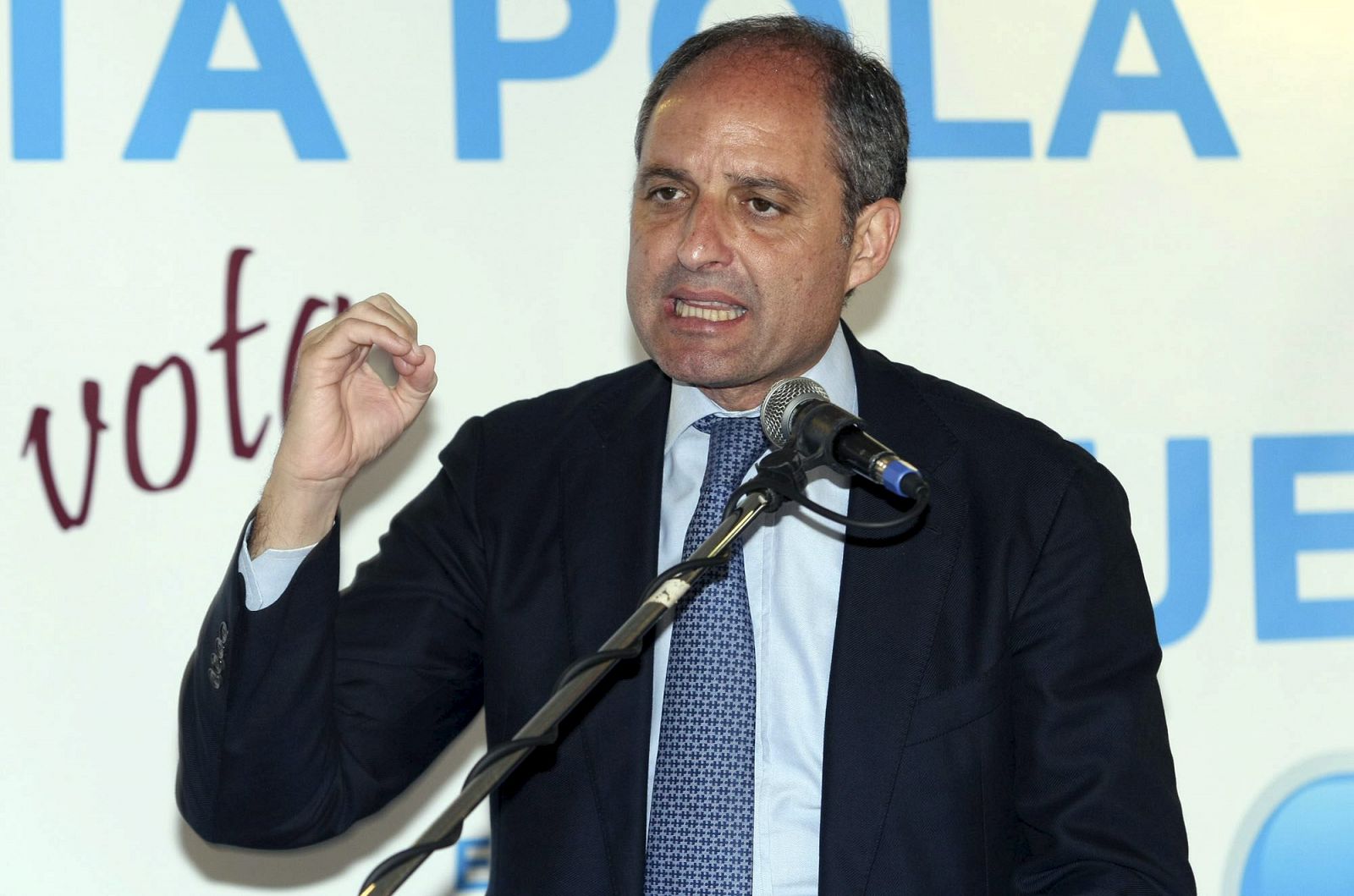 El president de la Generalitat y candidato a la reelección, Francisco Camps (PP)