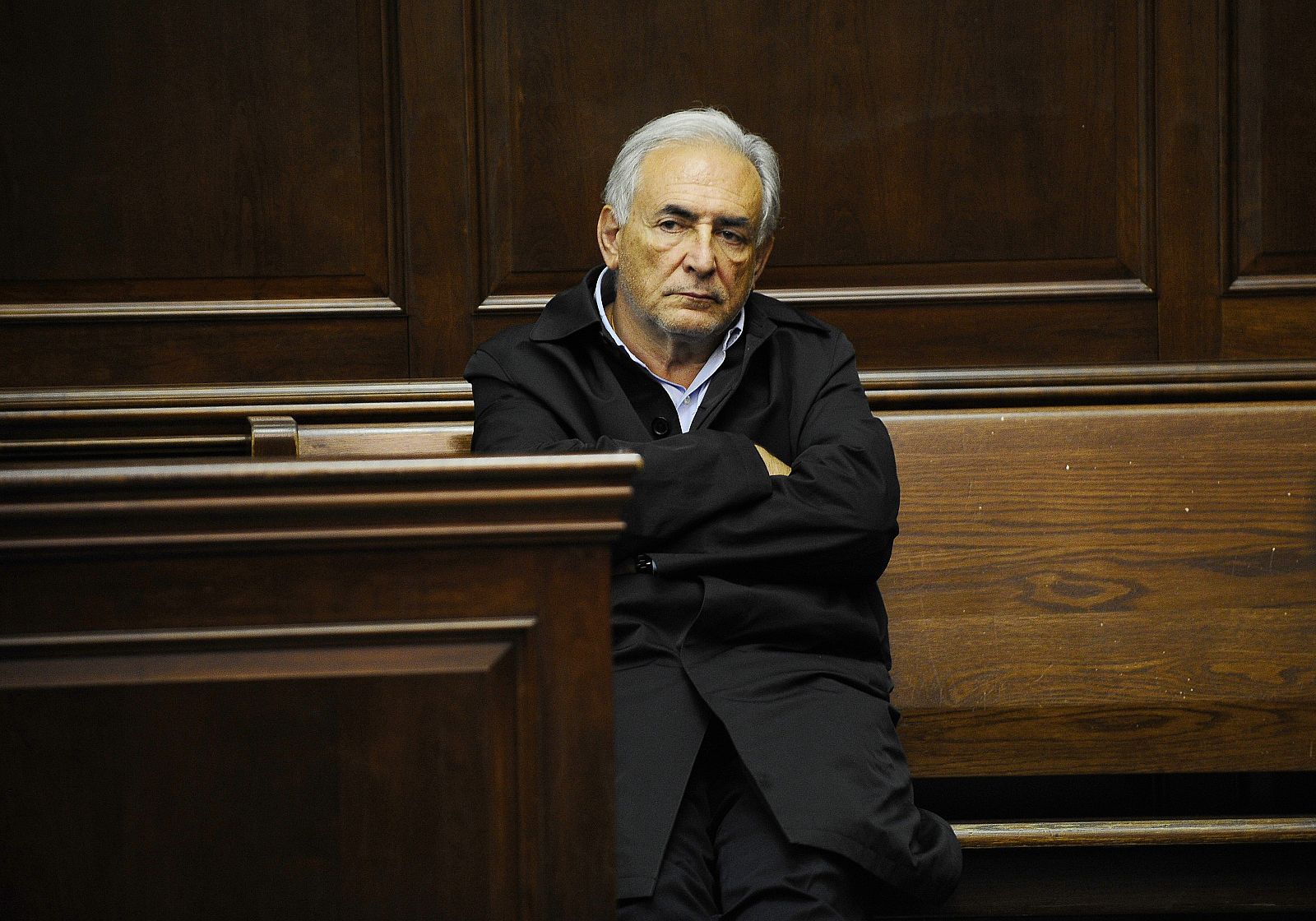 Strauss-Kahn durante el juicio