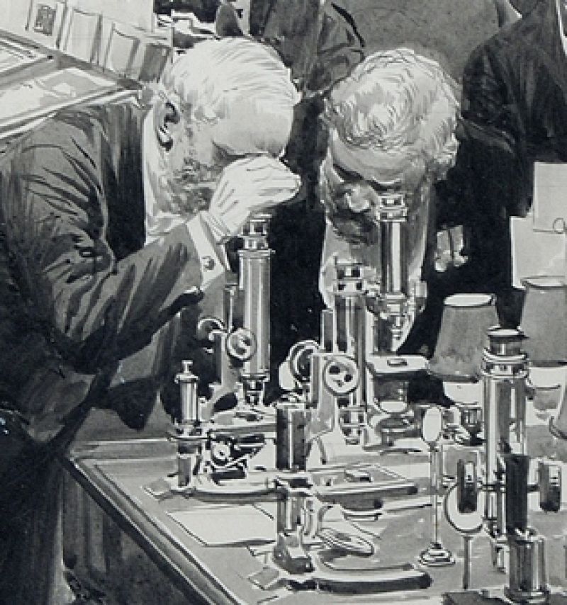 Conversación de científicos