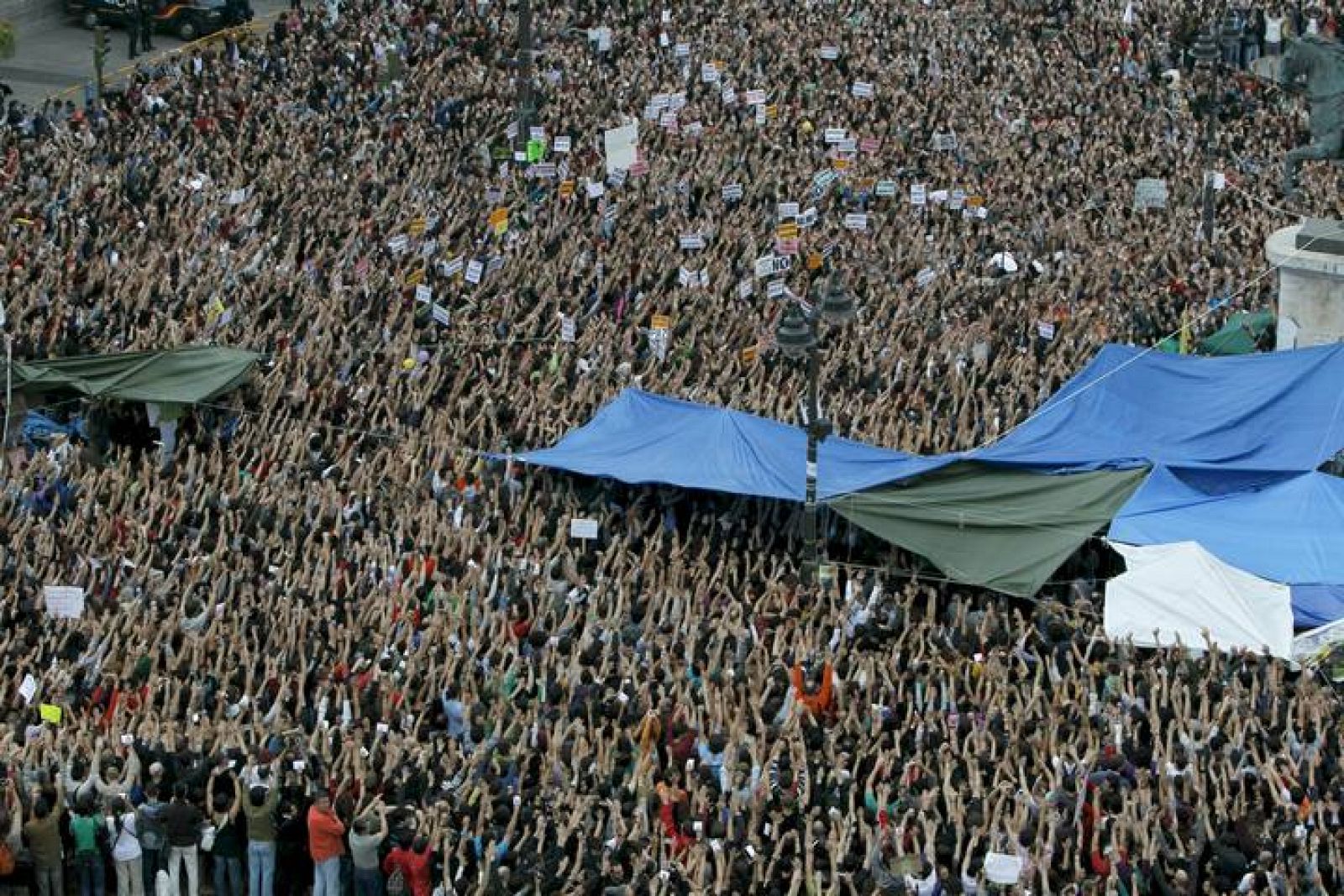 Concentración en la Puerta del Sol