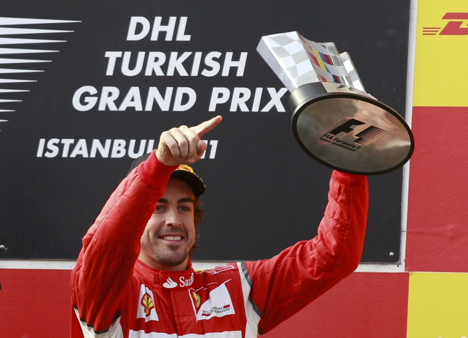 El piloto asturiano de Ferrari, Fernando Alonso, en una imagen de archivo durante el Gran Premio de Turquía.