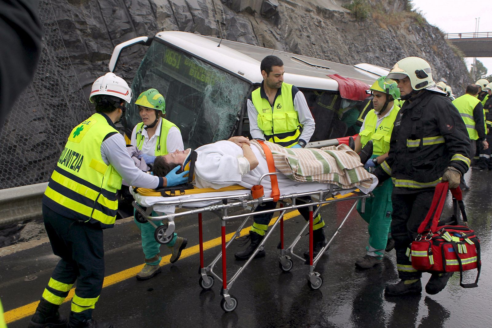 ACCIDENTE AUTOBÚS BILBAO