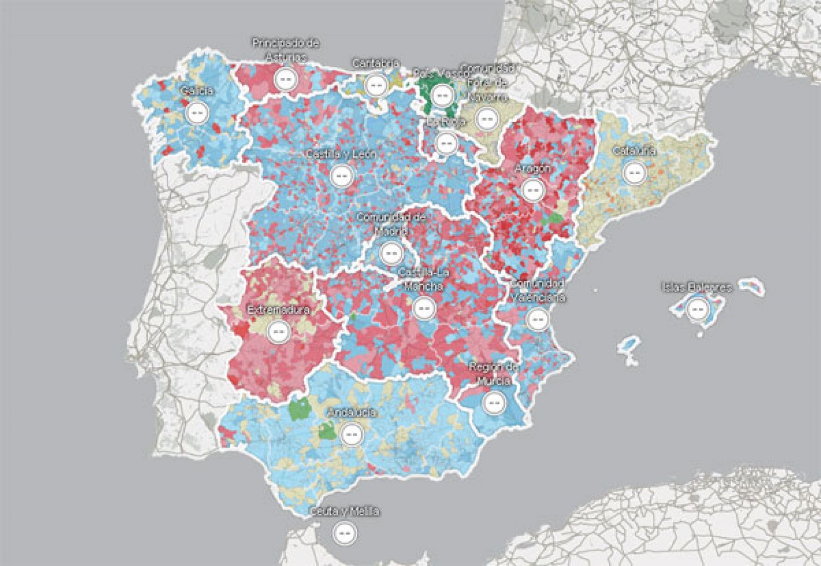 El microscopio del voto, cómo vota España