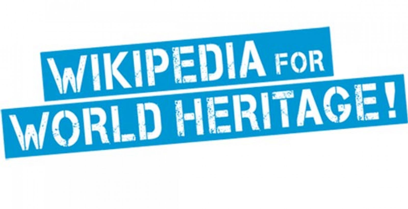 Logotipo de la Wikipedia con el que solicitan ser Patrimonio de la Humanidad Digital