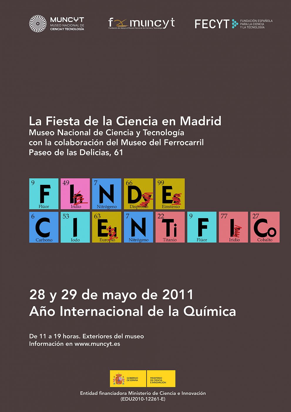 Cartel III Finde Científico