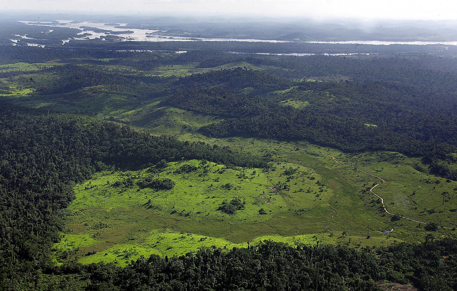Área de bosque en torno al río Xingú, donde Brasil ha autorizado construir la tercera presa más grande del mundo.