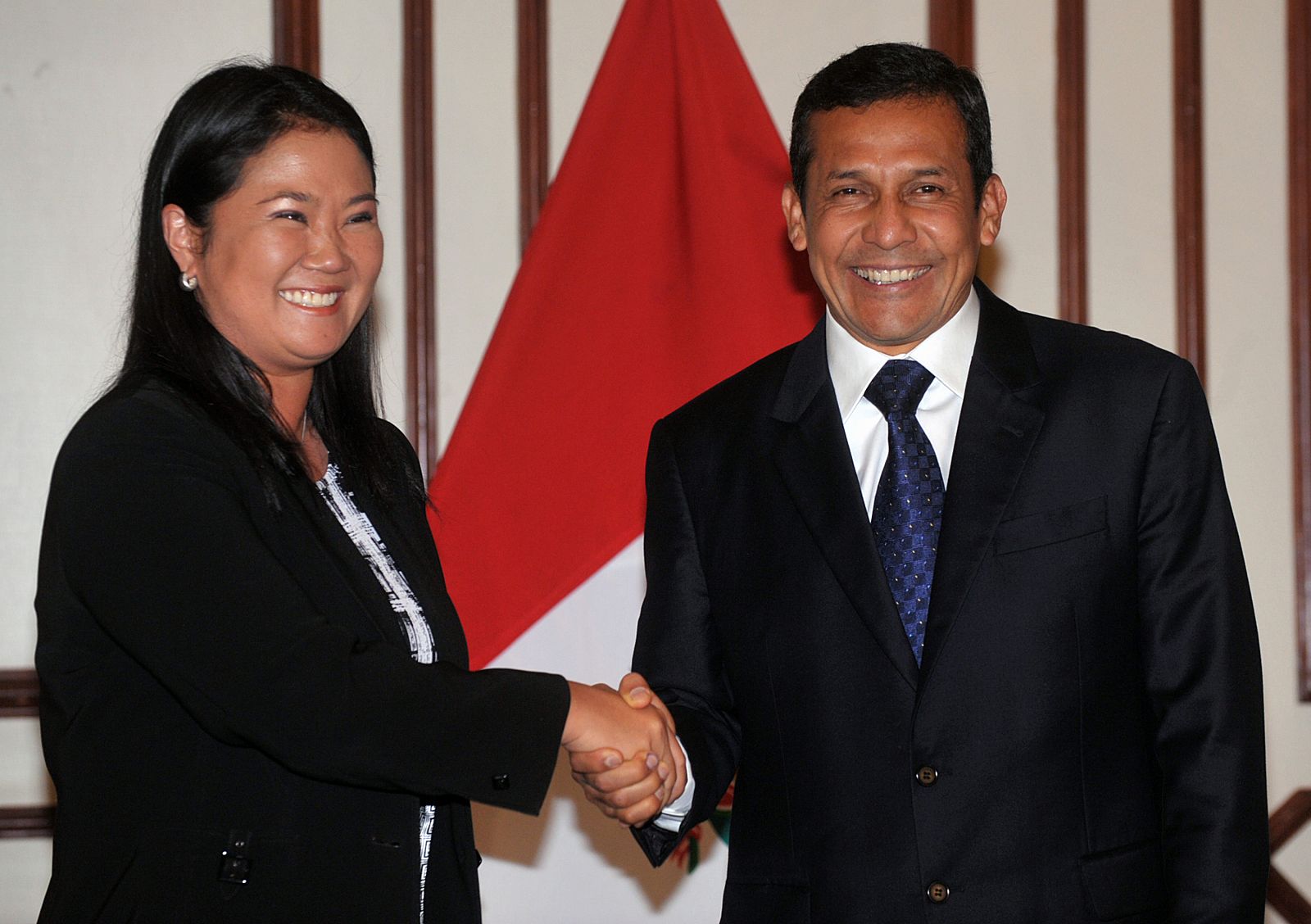 Keiko Fujimori felicita a Ollanta Humala por su victoria en las elecciones