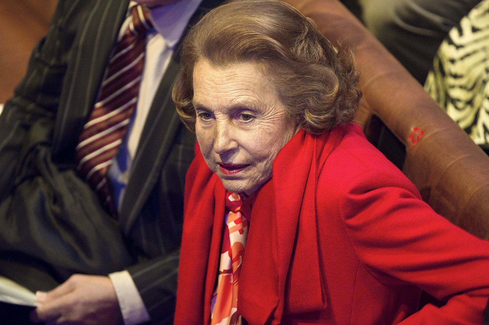 La multimillonaria Liliane Bettencourt, en una imagen tomada el pasado mes de octubre.