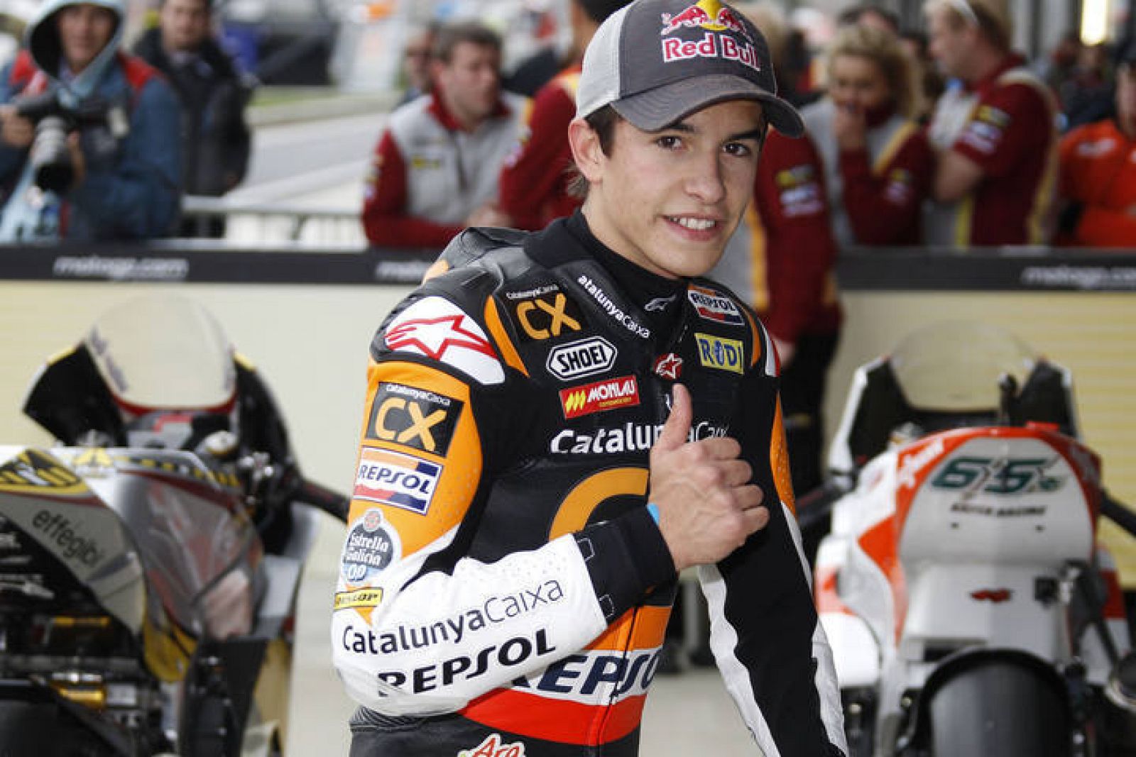 Marc Márquez espara tener un buen fin de semana en el GP de Holanda.