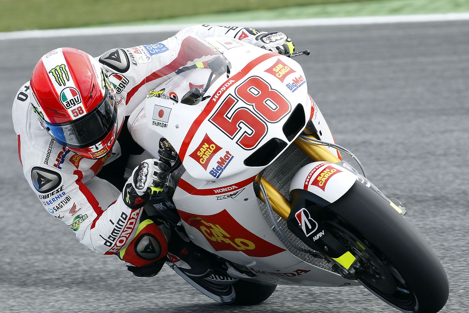 Marco Simoncelli  es 11º en la general.