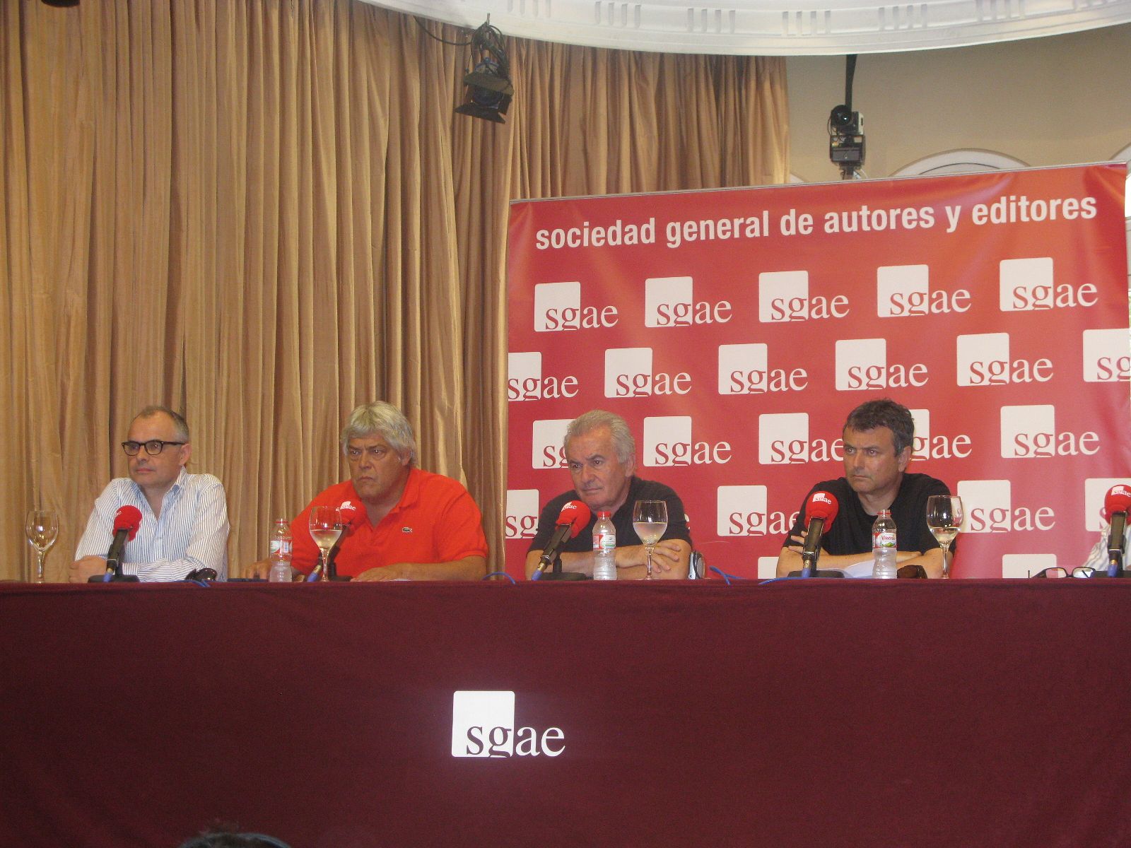 Rueda de prensa SGAE