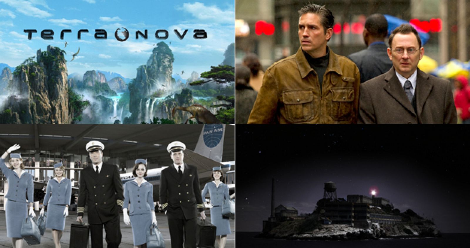 'Terra Nova', 'Person of Interest', 'Pan Am' y 'Alcatraz', son las nuevas series para la próxima temporada en EE.UU.