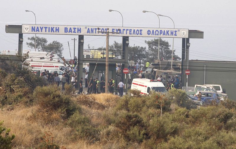 Imagen de la base naval en Chipre