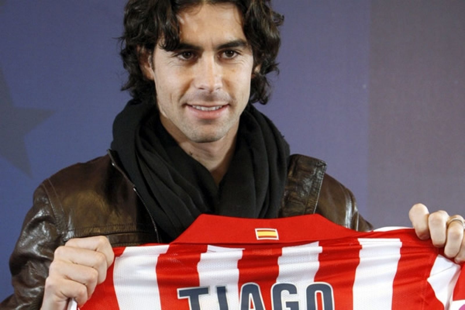 El Atlético de Madrid presenta al portugués Tiago, imagen de archivo
