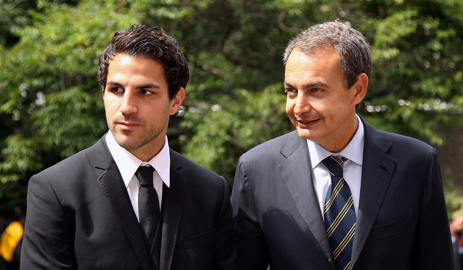 Cesc Fábregas, en una recepción en el 10 de Downing Street, residencia oficial del primer ministro británico.