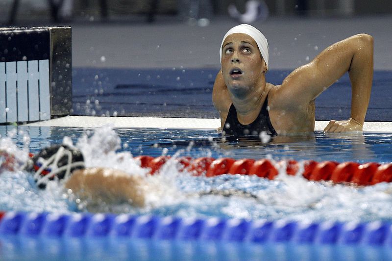 La nadadora española Erika Villaécija.