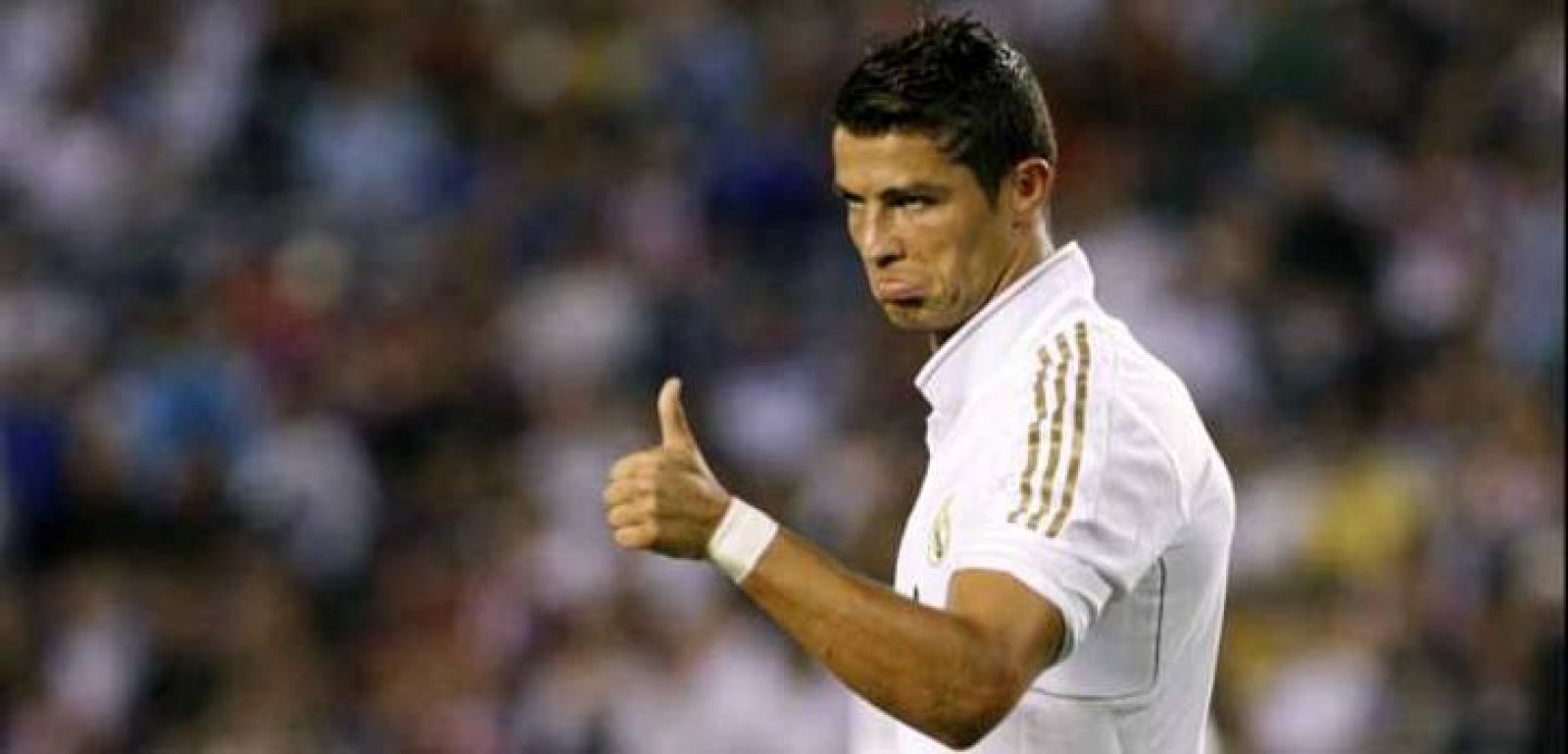 El portugués Cristiano durante el partido amistoso contra el Deportivo Guadalajara.