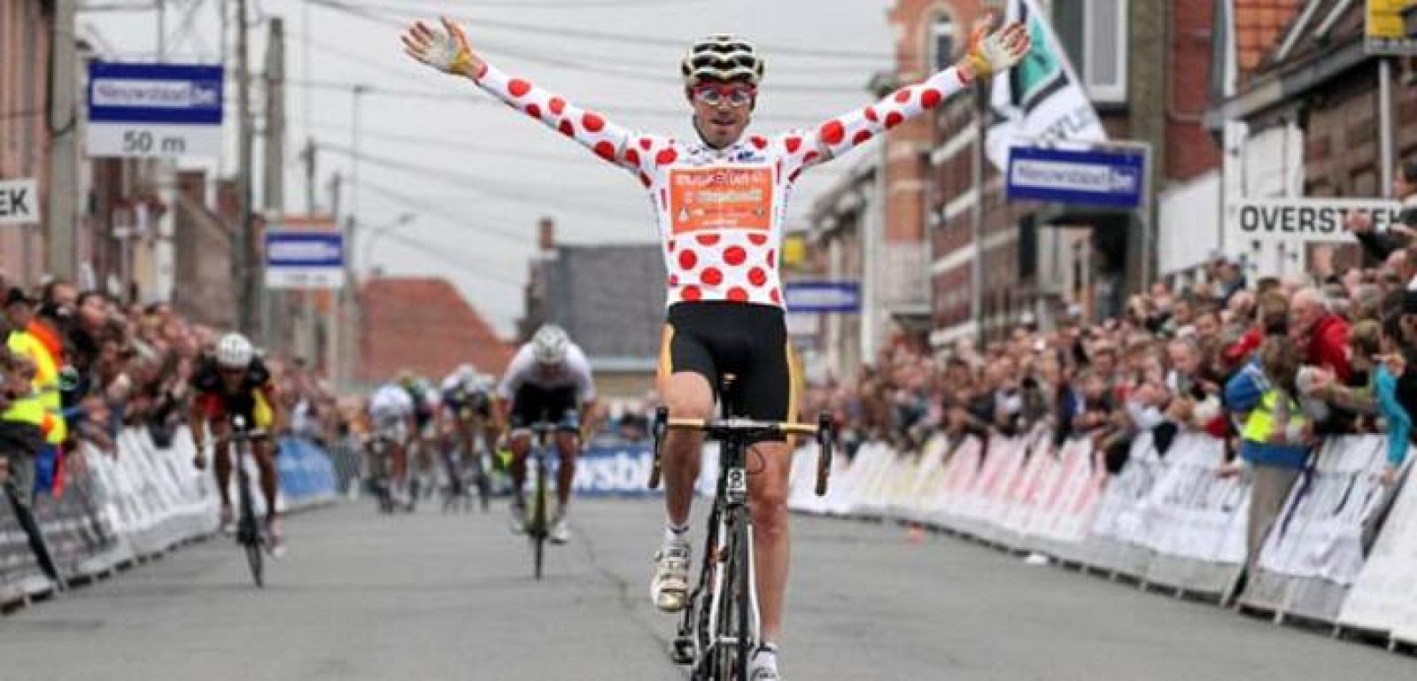 El ciclista español Samuel Sánchez gana el Criterium de Roeselare.