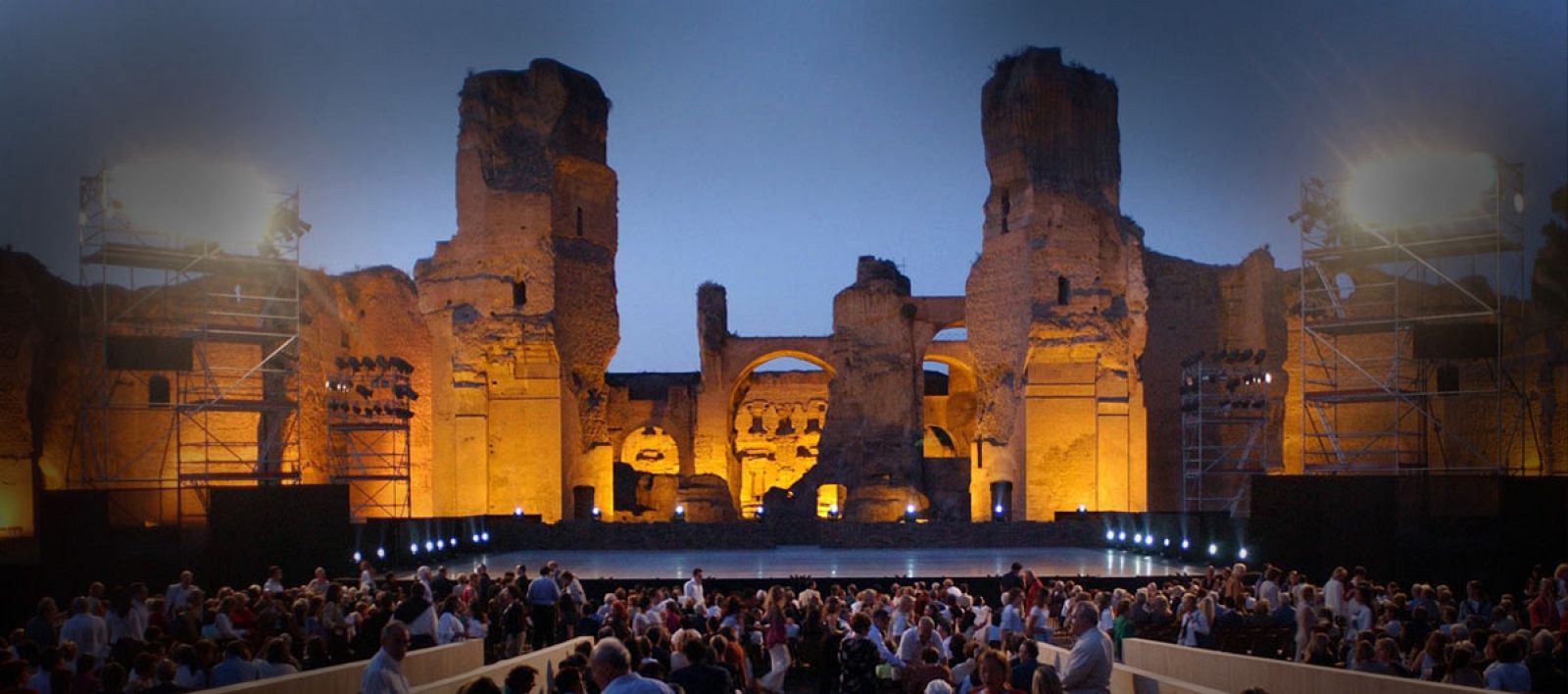 Las termas de Caracalla, un escenario excepcional para óperas de Verdi como Nabucco o Aida