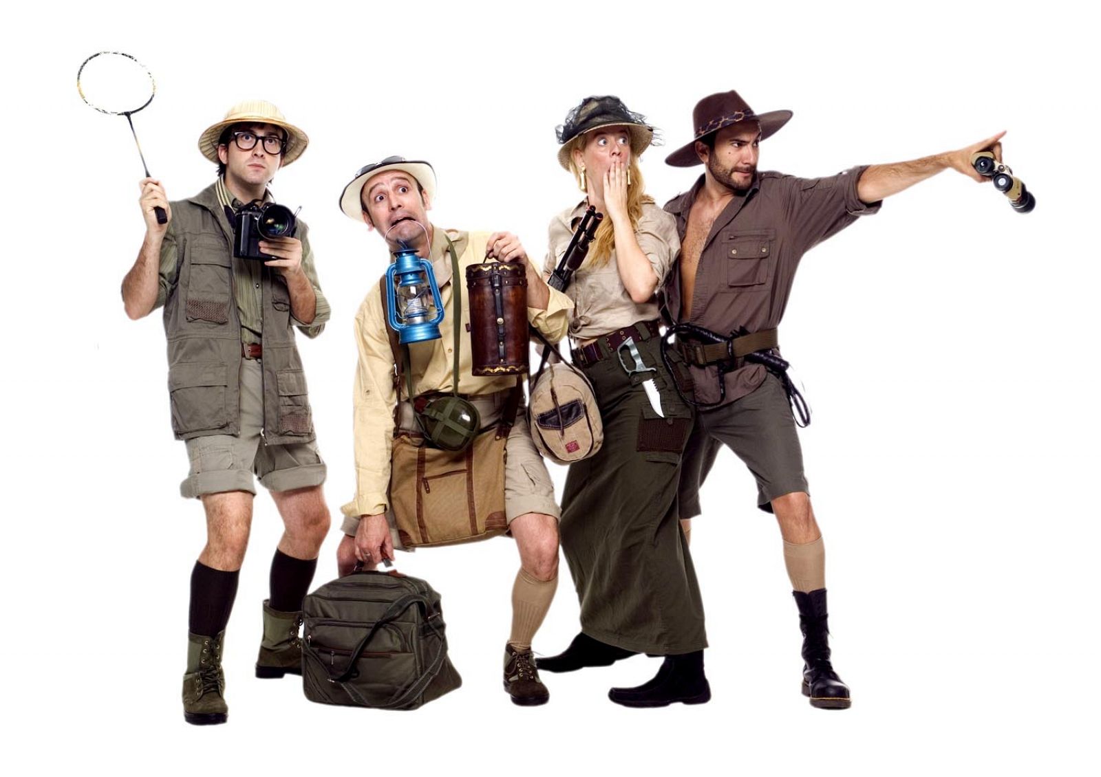 Los cuatro actores que dan vida a los exploradores de Zoo.