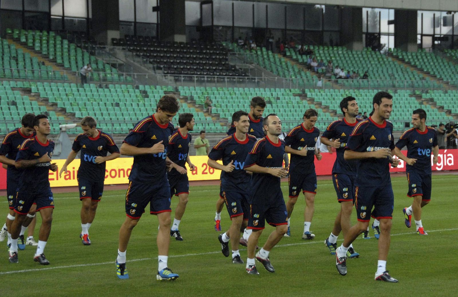 ENTRENAMIENTO SELECCIÓN ESPAÑOLA