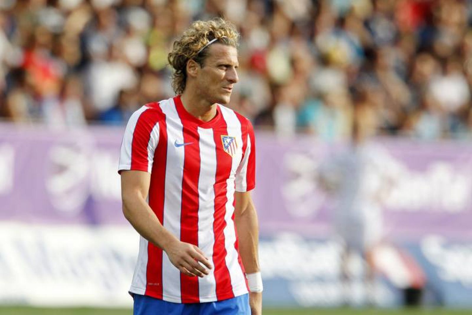 El delantero uruguayo del Atlético de Madrid Diego Forlán.