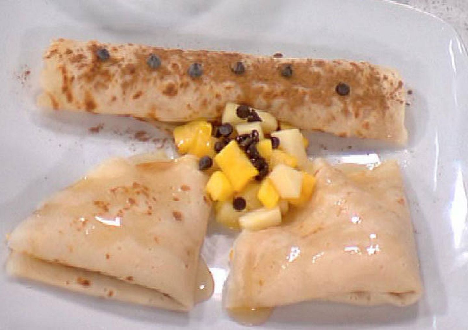 Preparamos crépes de frutas.