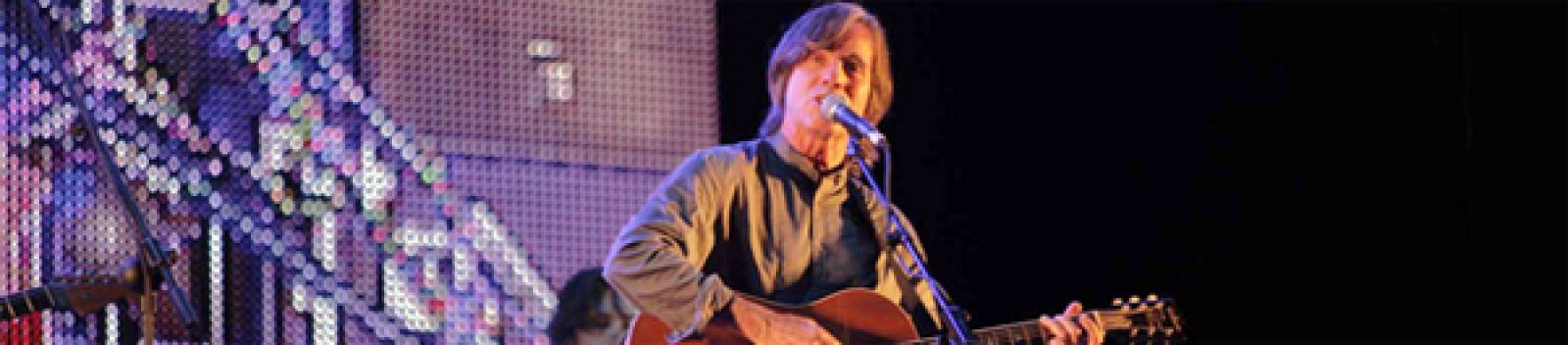 Jackson Browne en su concierto en Jazzaldia