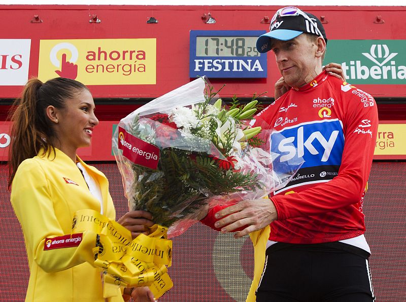 El nuevo líder de la Vuelta, Bradley Wiggins.
