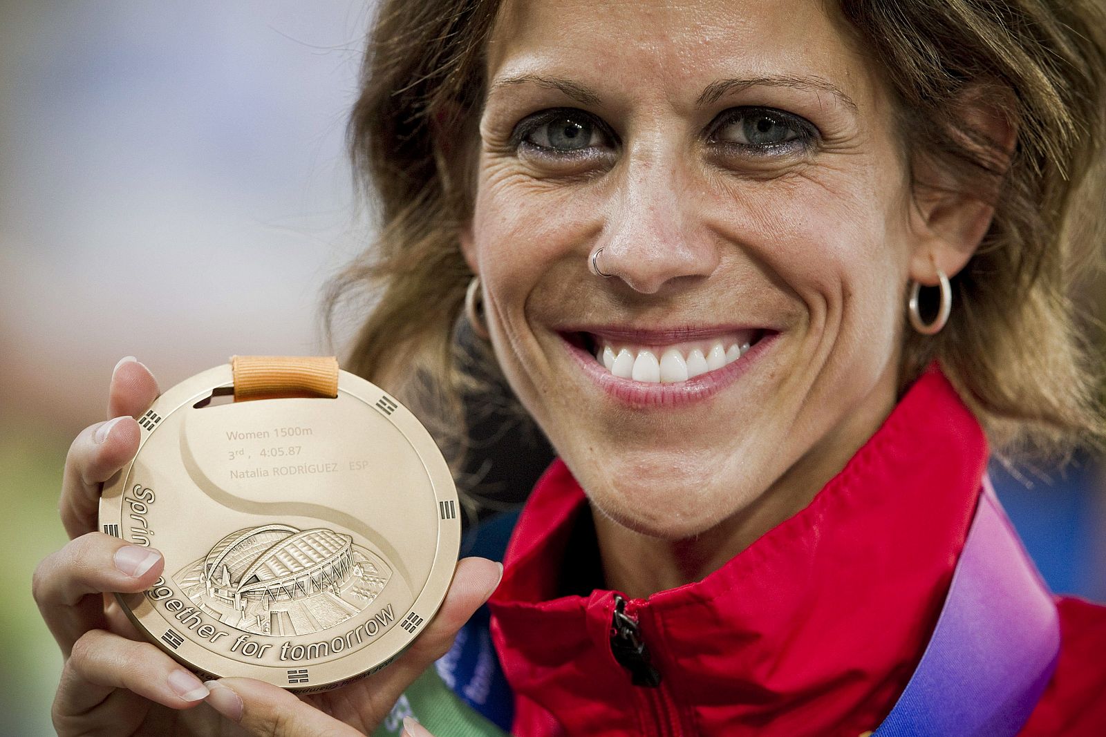 Natalia Rodriguez, con su bronce en los 1.500 m., ha sido la única atleta española en conseguir medalla en el Mundial de Atletismo de Daegu.