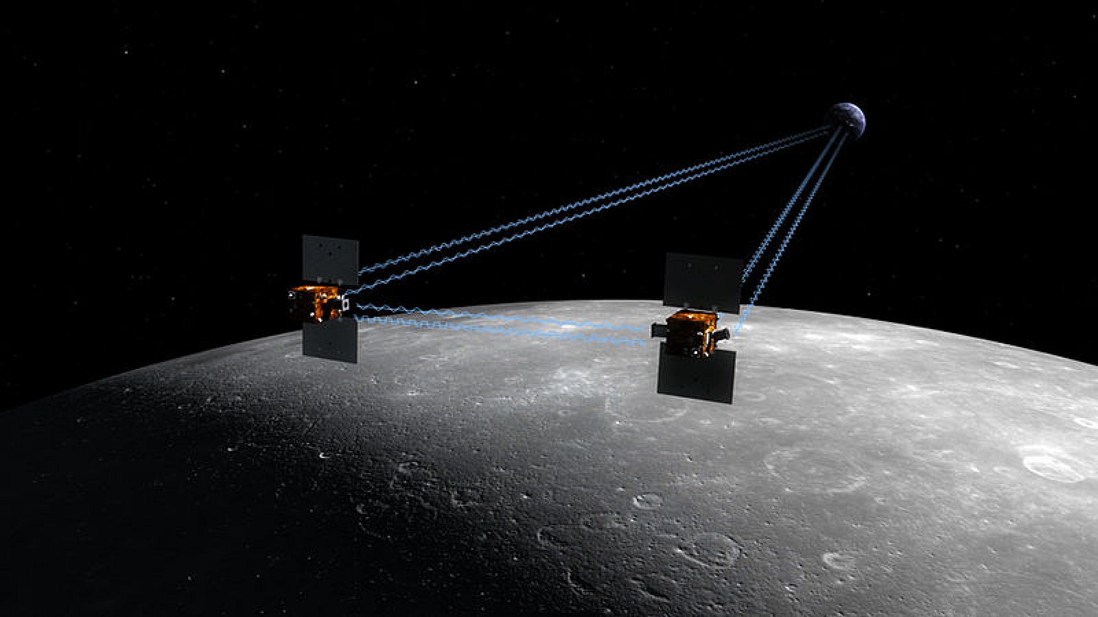La misión GRAIL de la NASA, lista para mirarle las tripas a la Luna