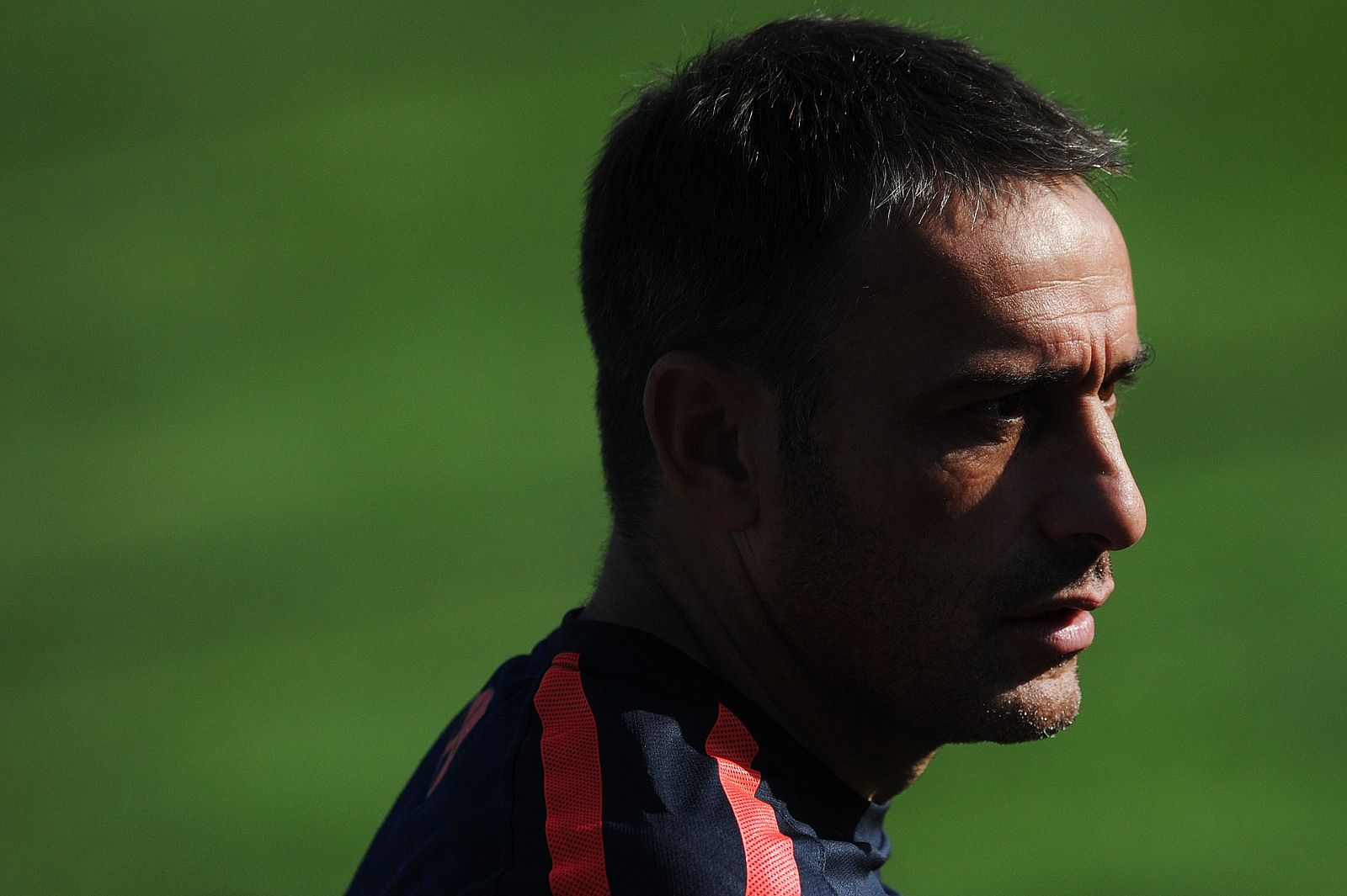 El seleccionador de Portugal, Paulo Bento, tras un entrenamiento