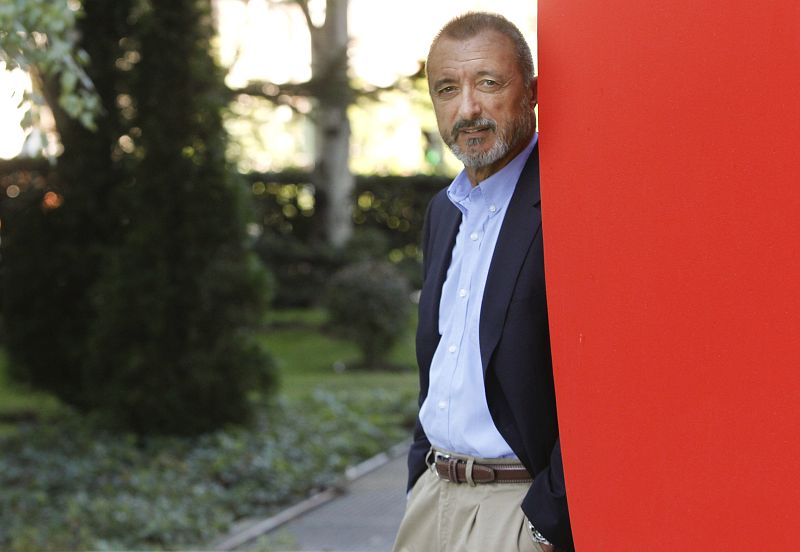Arturo Pérez-Reverte, hoy en Madrid.
