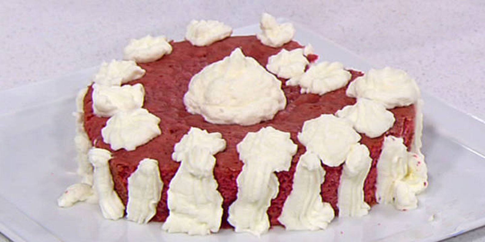  Pastel con forma de corazón