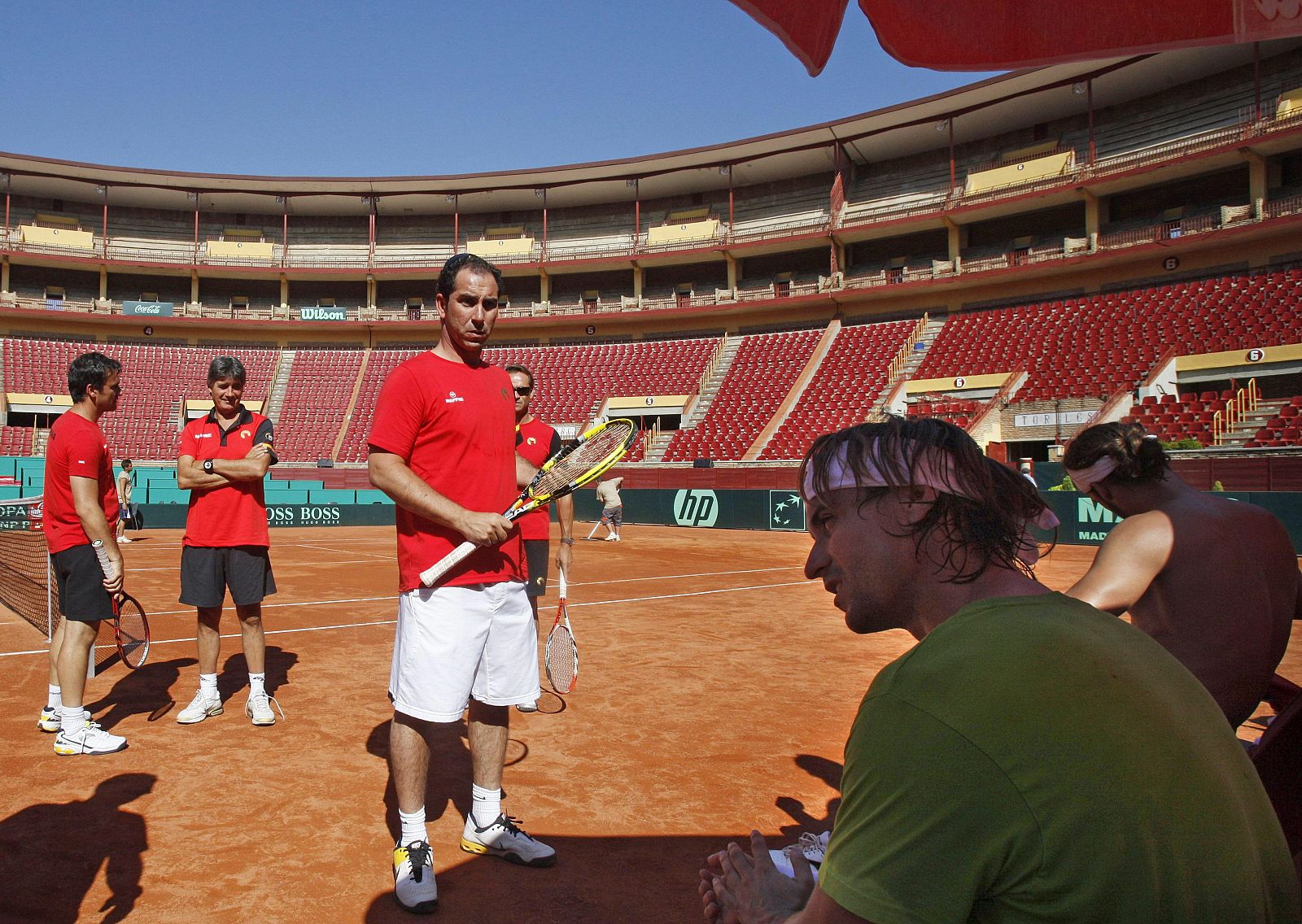 ENTRENAMIENTO DE LA SELECCIÓN ESPAÑOLA DE COPA DAVIS DE ESPAÑA