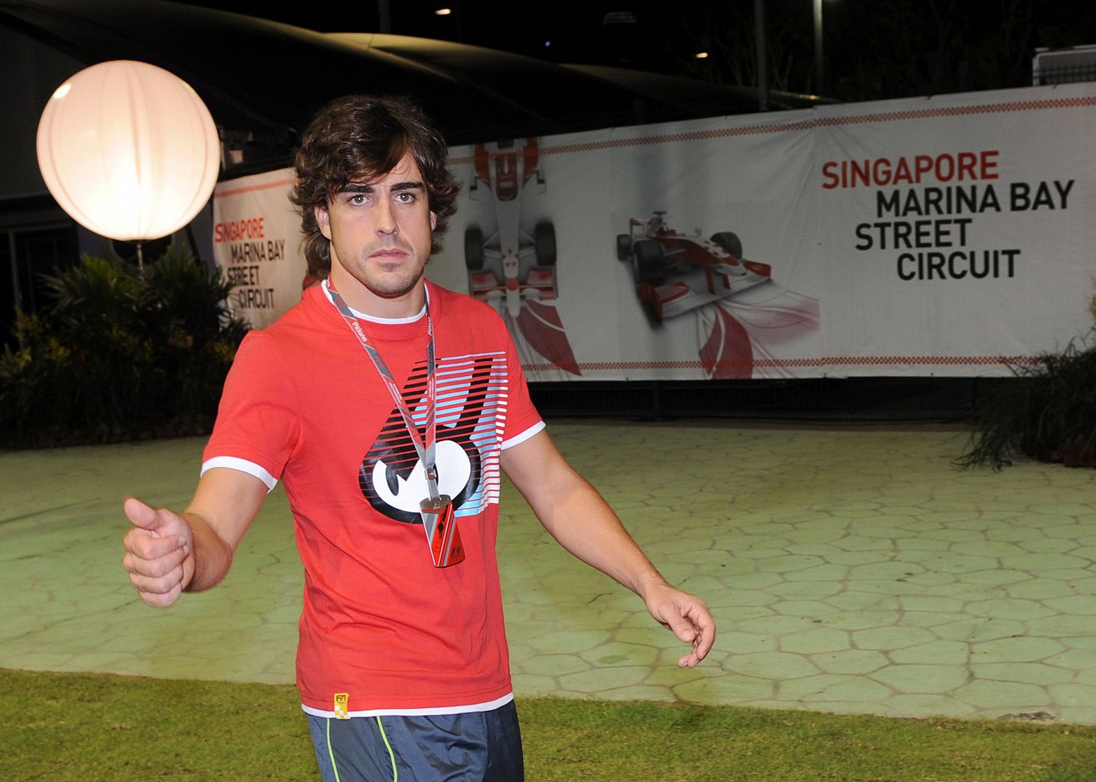 Fernando Alonso, en Singapur