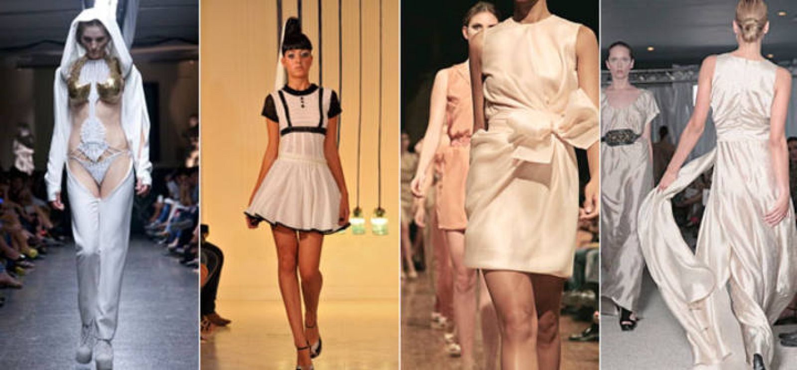 Diseños de Rabaneda, José Matteos, The 2nd Skin Co. y Alvarno presentados en el OFF de Cibeles.